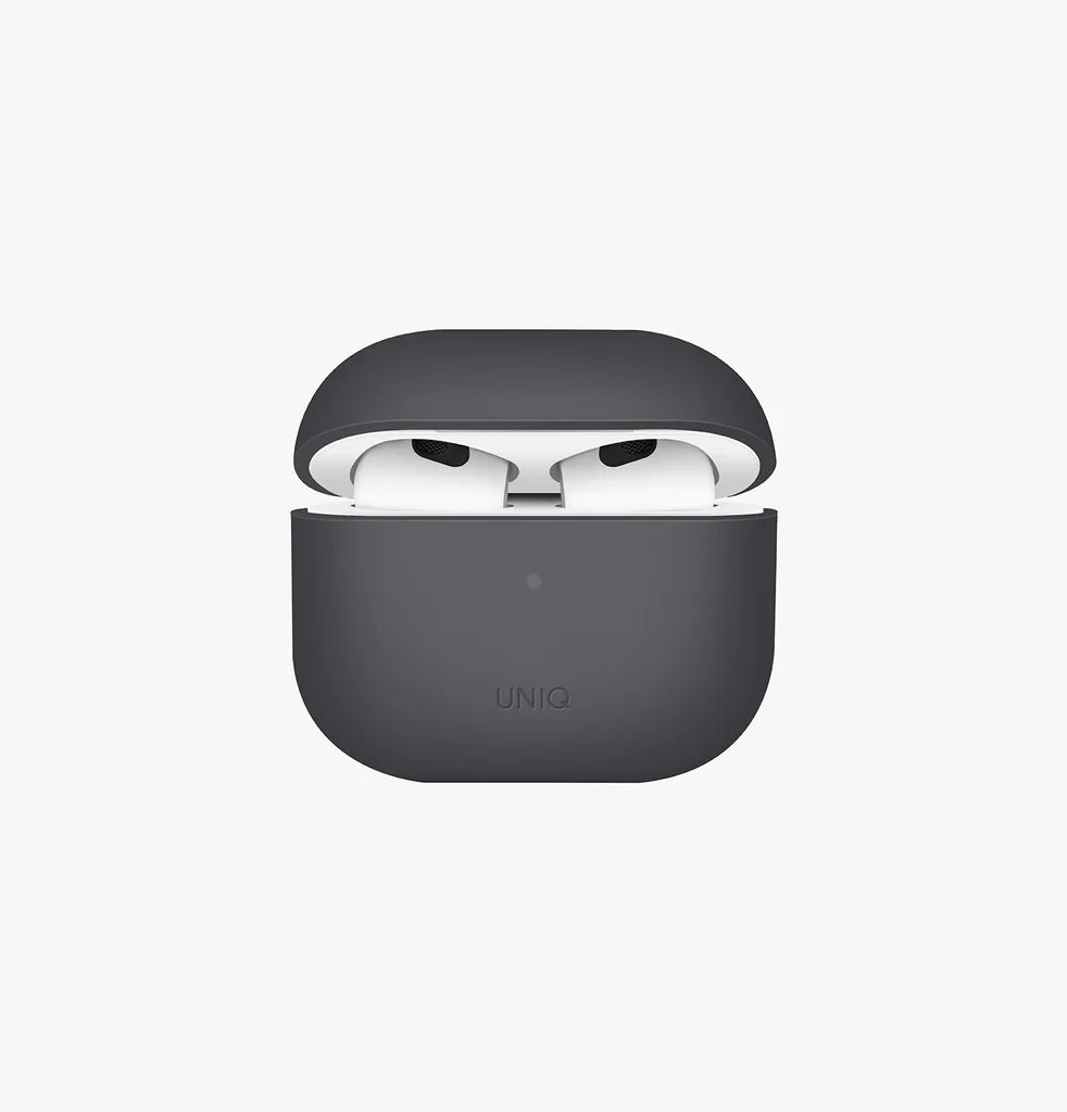 UNIQ LINO HYBRID LIQUID SILICON AIRPODS 3RD GEN CASE - ASH GREY