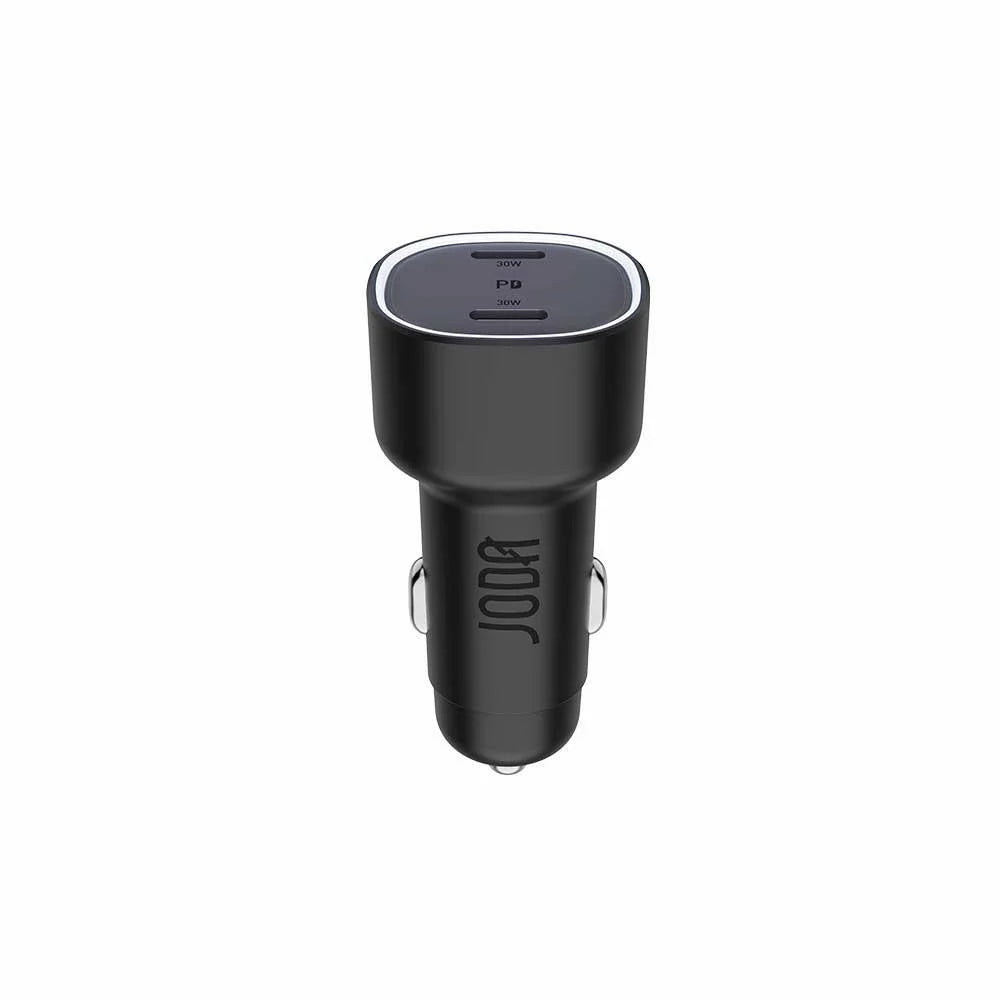 JODA 60W USB-C 2-Port Car Charger Black