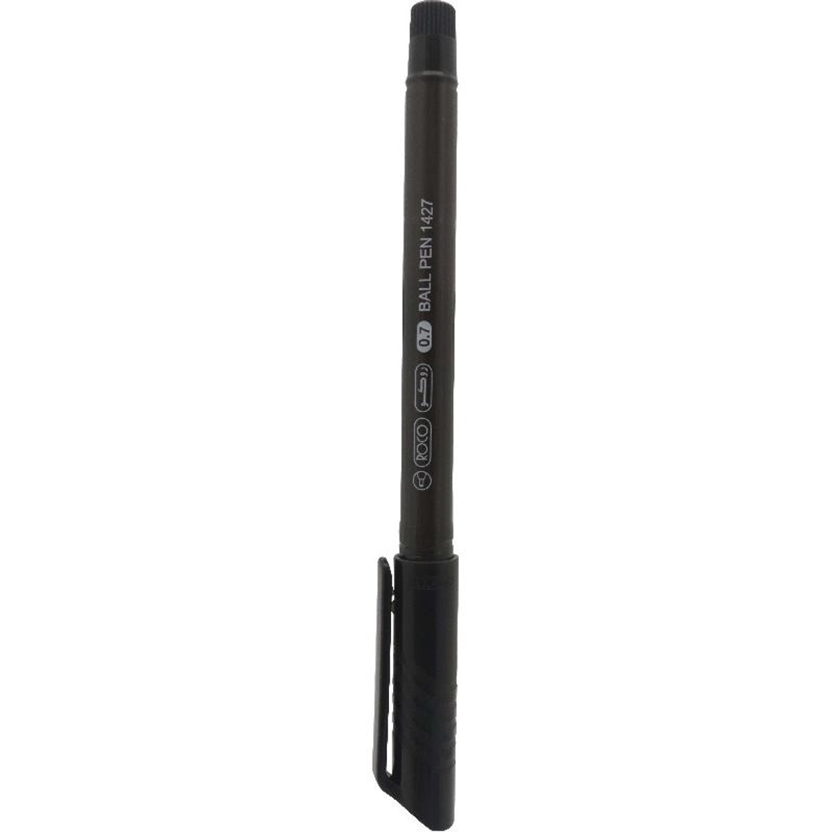 Roco 1427 Dry Ink Pen Black Ink 0.7 Mm Ballpoint 10 Pens