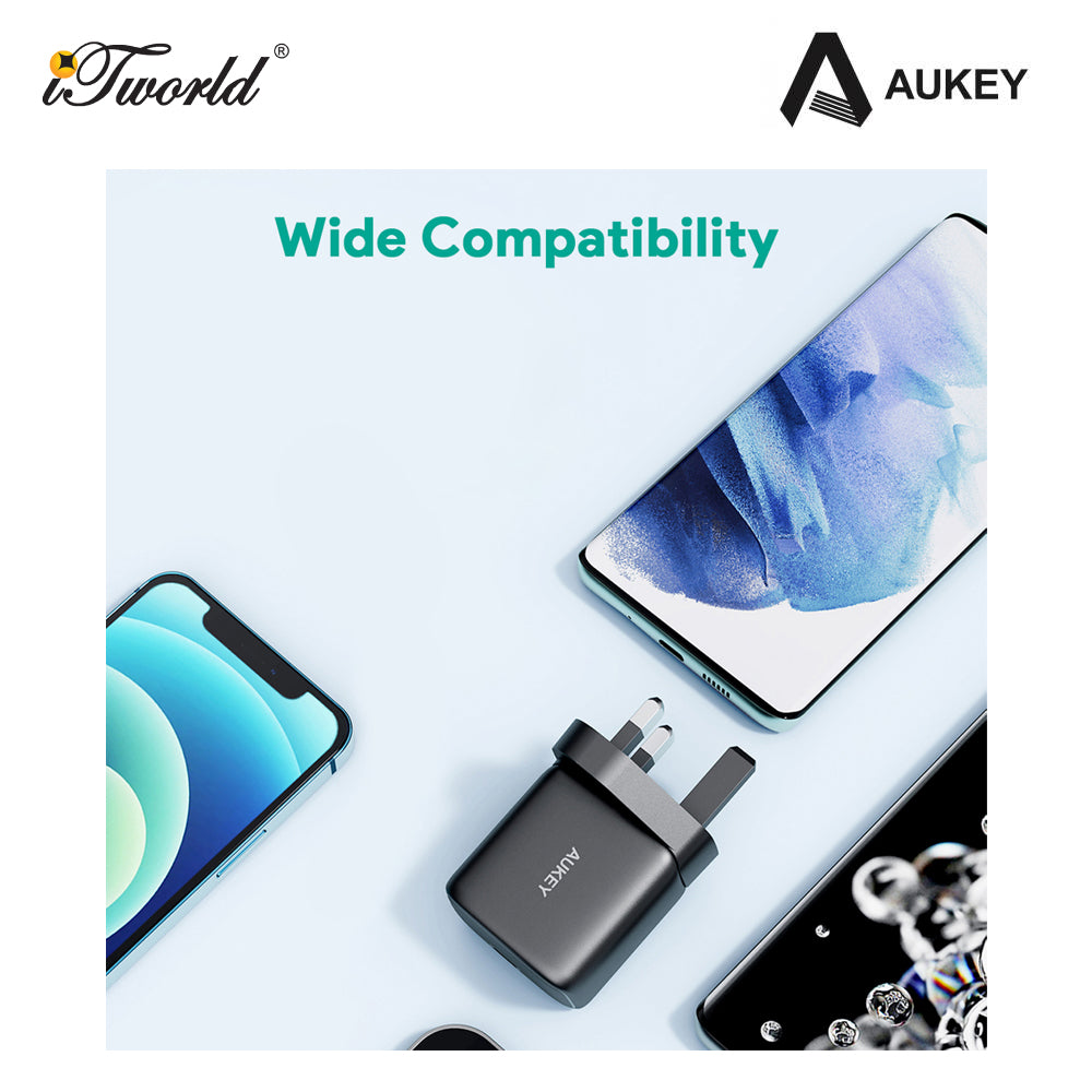 AUKEY-Portable 30W PD Wall Charger