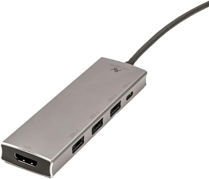 L'AVVENTO (US015) Type-C Hub 5in 1-3 USB 3.0, HDMI 4K 87W PD Power Output