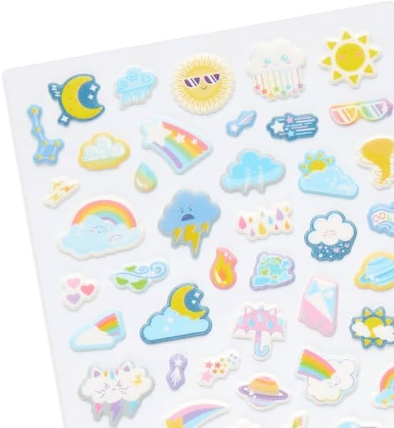 Ooly Stickiville Stickers: Weather Pals Standard 1 Sheet
