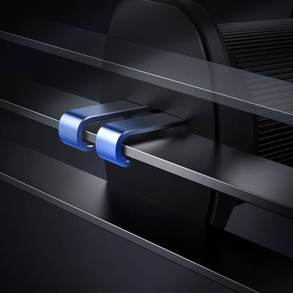 حامل هاتف سيارة مغناطيسي باسياس CW01 للشحن اللاسلكي 40W باللون الأسود