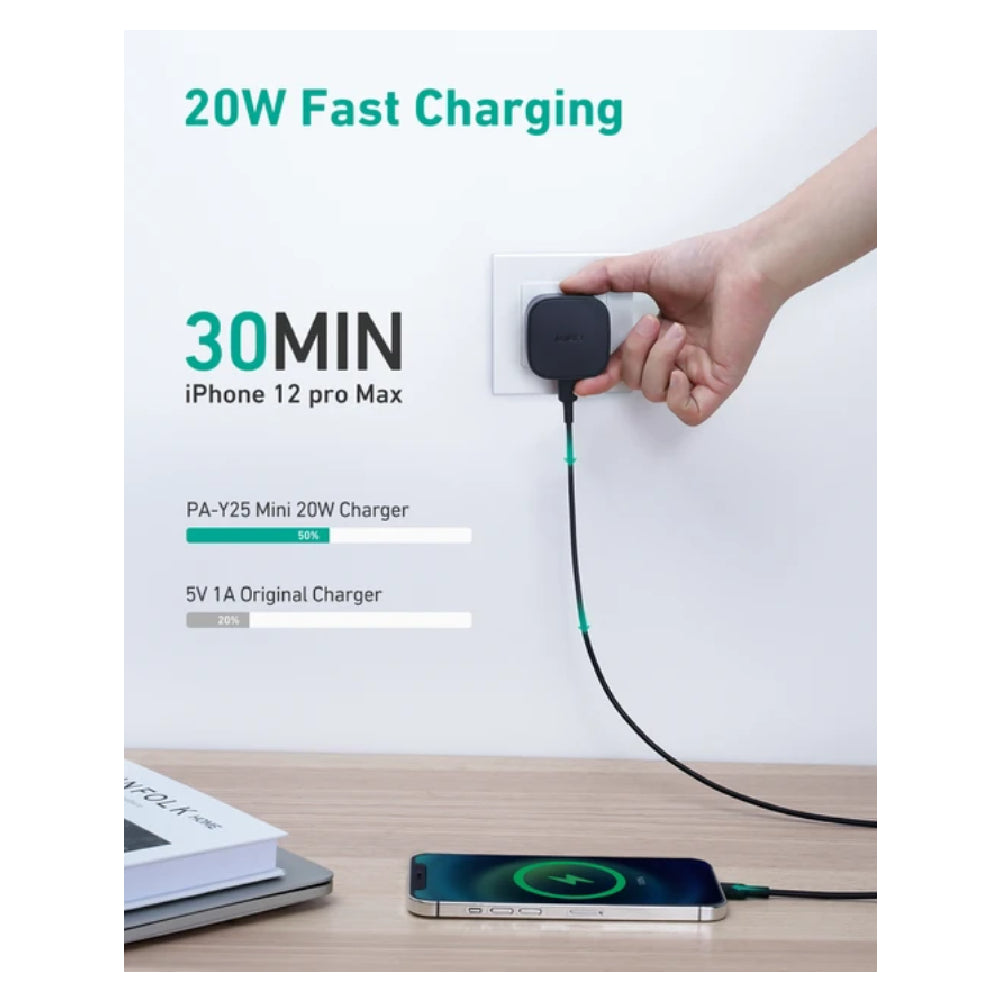 AUKEY Minima 20W Compact PD Wall Charger PA-Y25 Black