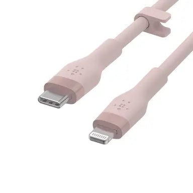 BELKIN - CABLE - LTG TO C - SILICONE - 1M - PINK