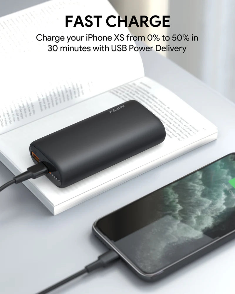 AUKEY Sprint Go 10,K mAh P.B With 20W PD - BLK Colour