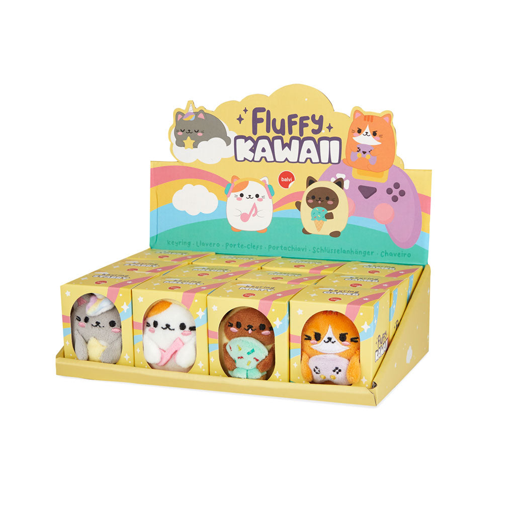 Balvi Keyring Fluffy Kawaii Assorted