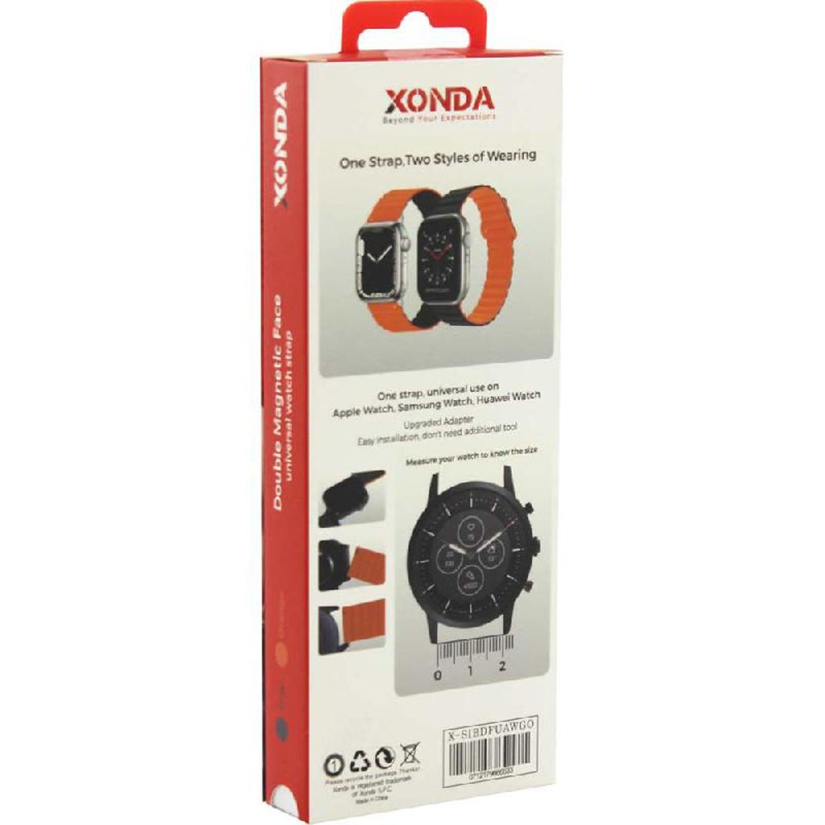 Xonda Band Double Face (Apple Watch 38/40/41,Samsung & Huawei)