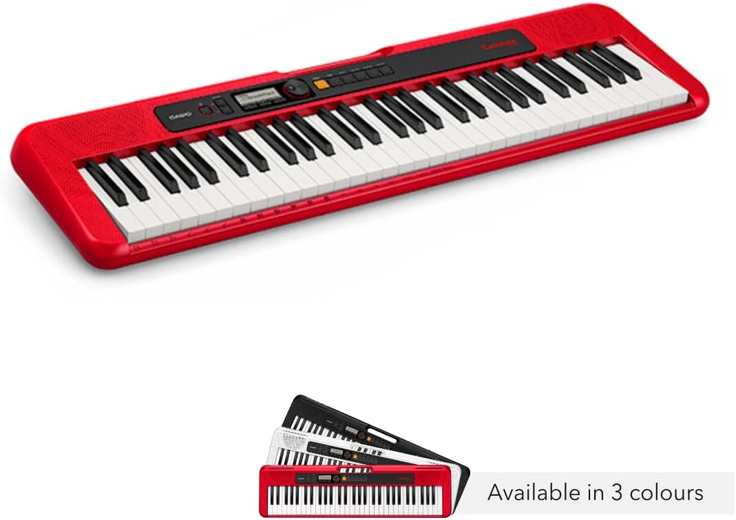 Casiotone CT-S200 Digital Keyboard 61 Keys - Red