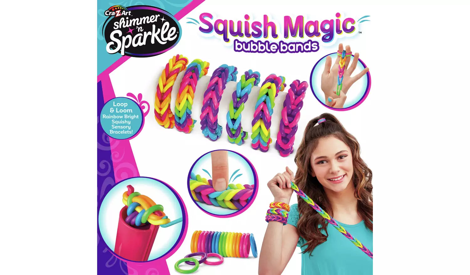 Shimmer N Sparkle Squish Magic Bubble Bands