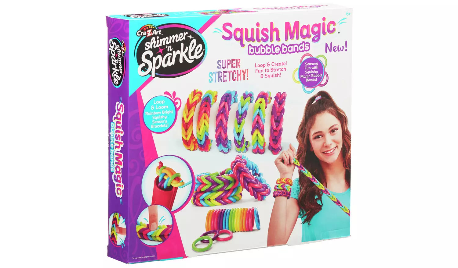 Shimmer N Sparkle Squish Magic Bubble Bands