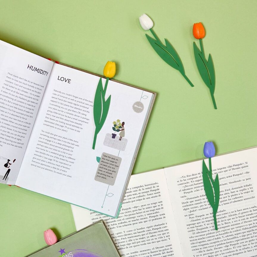 Balvi Bookmark Tulip Assorted Colours
