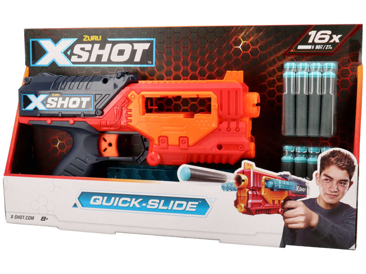 X-Shot Excel Quick Slide (16Darts)