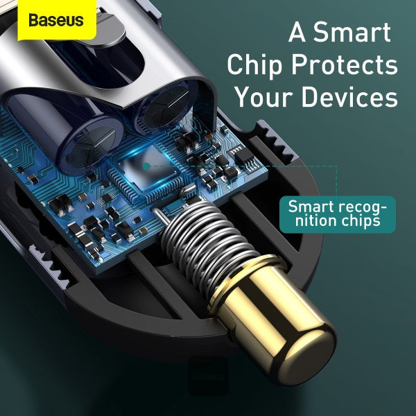 Baseus Share Together PPS multi-port car charger GRY