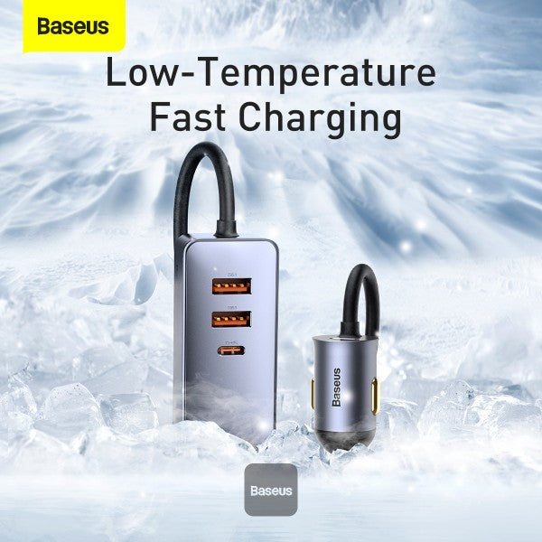 Baseus Share Together PPS multi-port car charger GRY
