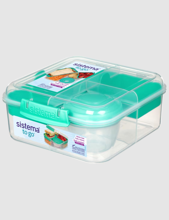 Sistema To Go Bento Cube 1.25 Ltr Clear