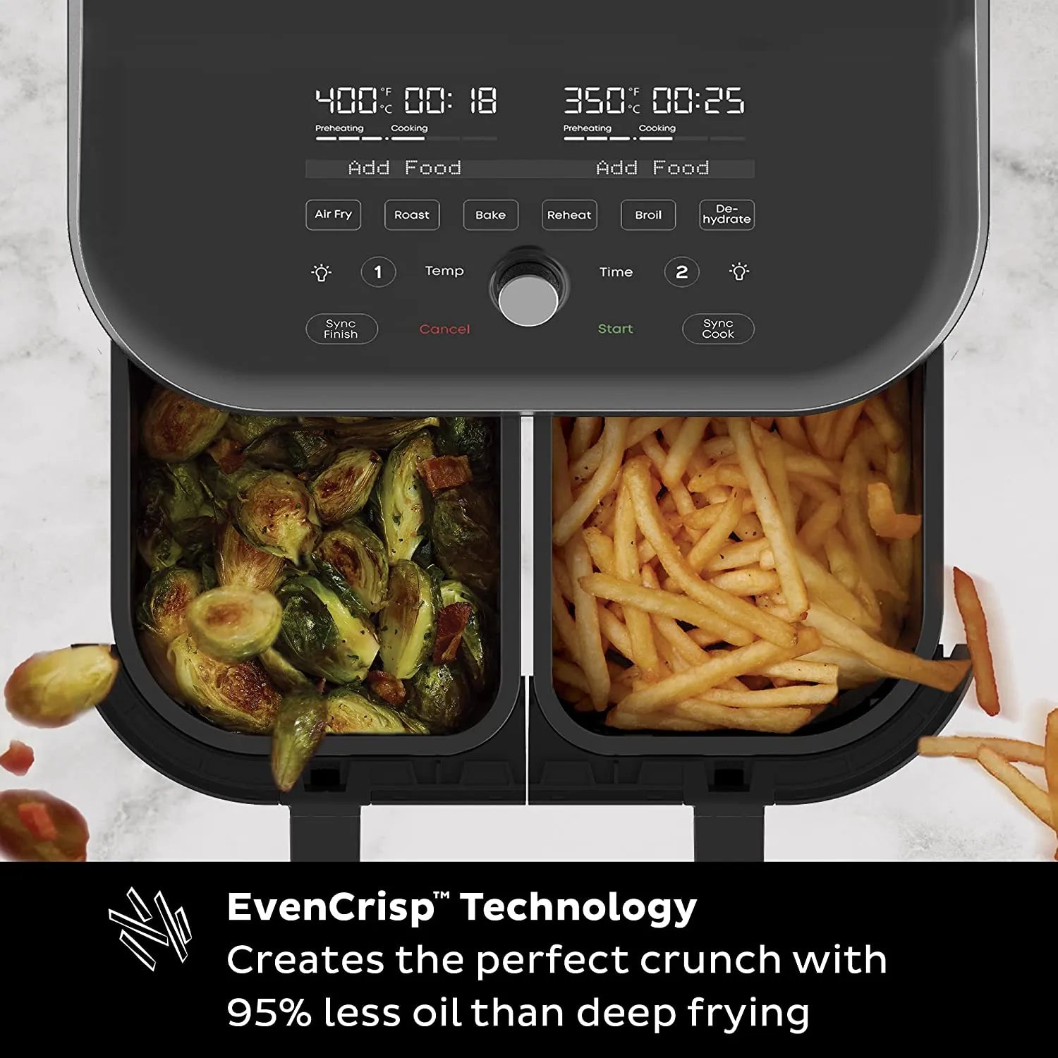 Vortex Plus 8Qt Dual Clearcook