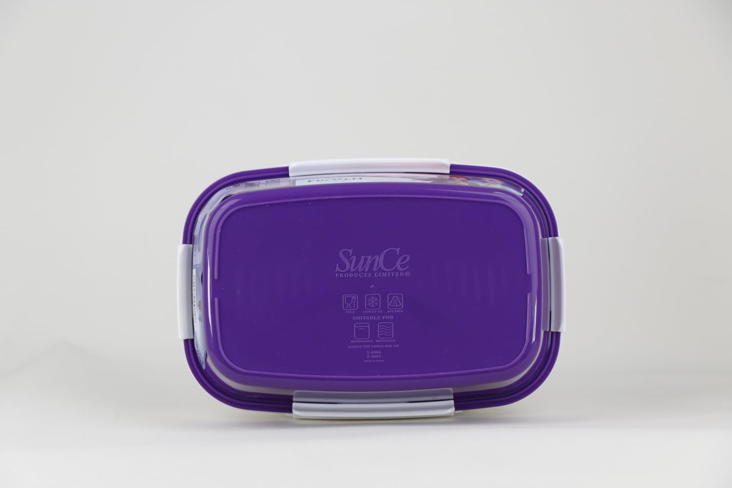 Disney - Frozen Lunch Box With 4 Clip Closures & 4 Trays