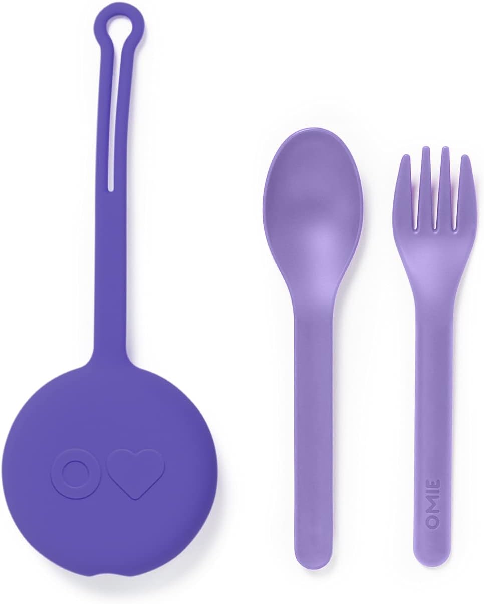 Omiepod & Utensil Set Purple