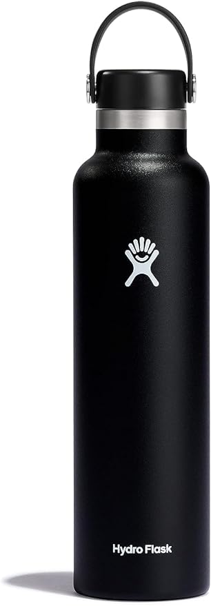 Vacuum Bottle 710Ml Black Std Mouth