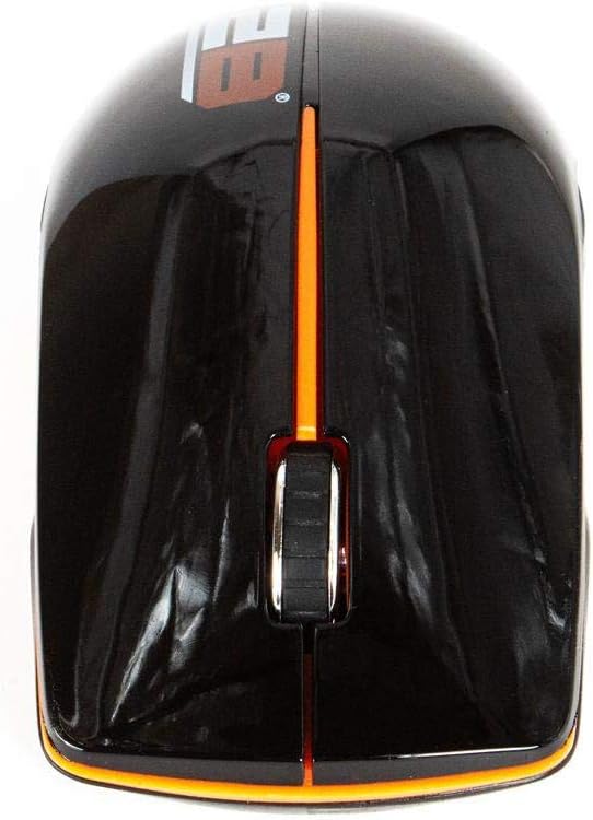 2B - 2.4G Wireless mouse, orange with black cover