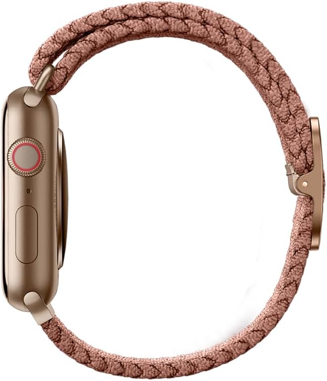 UNIQ ASPEN BRAIDED APPLE WATCH STRAP 45/44/42MM - GRAPEFRUIT PINK PINK