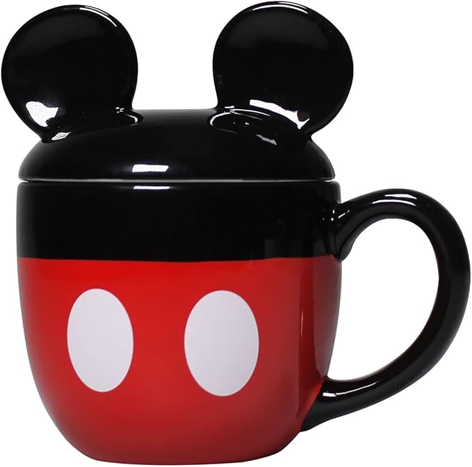 Halfmoon Bay Mug Shaped Lid Boxed 425Ml Disney Mickey Mouse