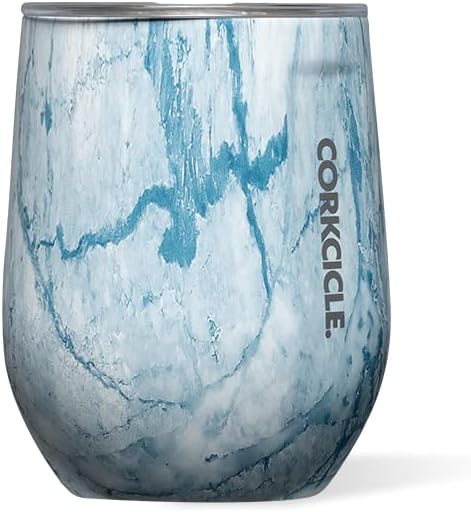 Stemless Cup 350Ml Blue Marble