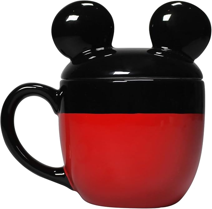 Halfmoon Bay Mug Shaped Lid Boxed 425Ml Disney Mickey Mouse
