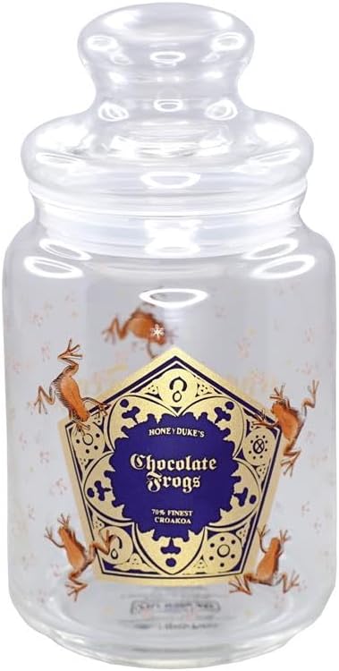 Halfmoon Bay Candy Jar Glass 750Ml Harry Potter Chocolate Frog