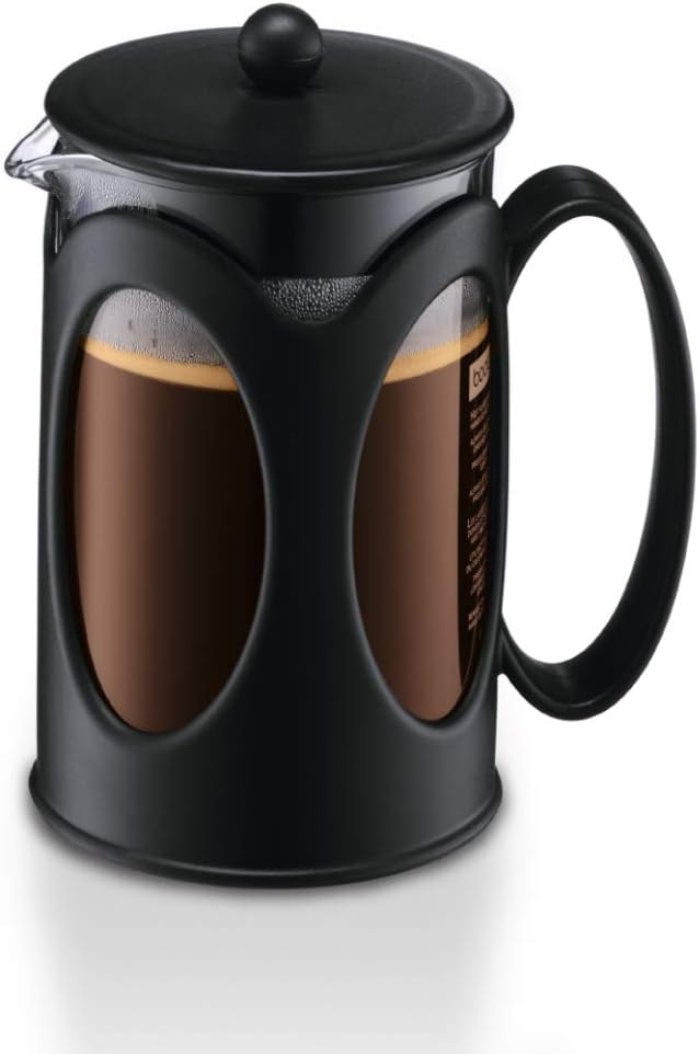 Kenya French Press 0.5L Curved Blk