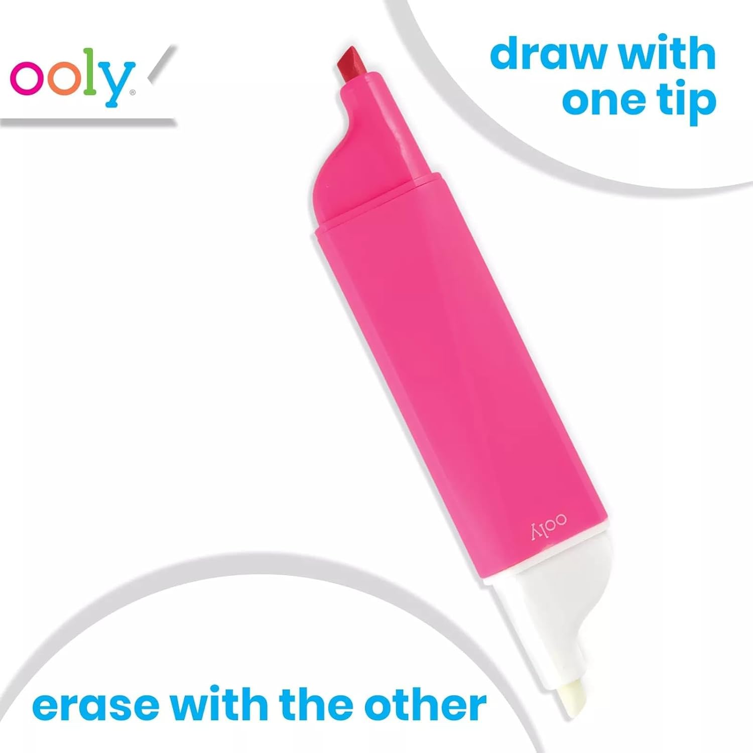 Ooly Do Overs Erasable Highlighters Set Of 6