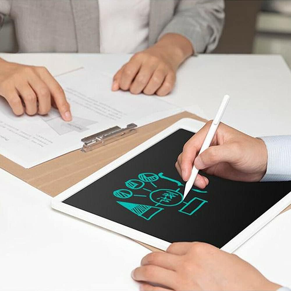 جهاز كتابة بشاشة LCD من Xiaomi بحجم 13.5 إنش (نسخة ملونة) - باللون الأبيض