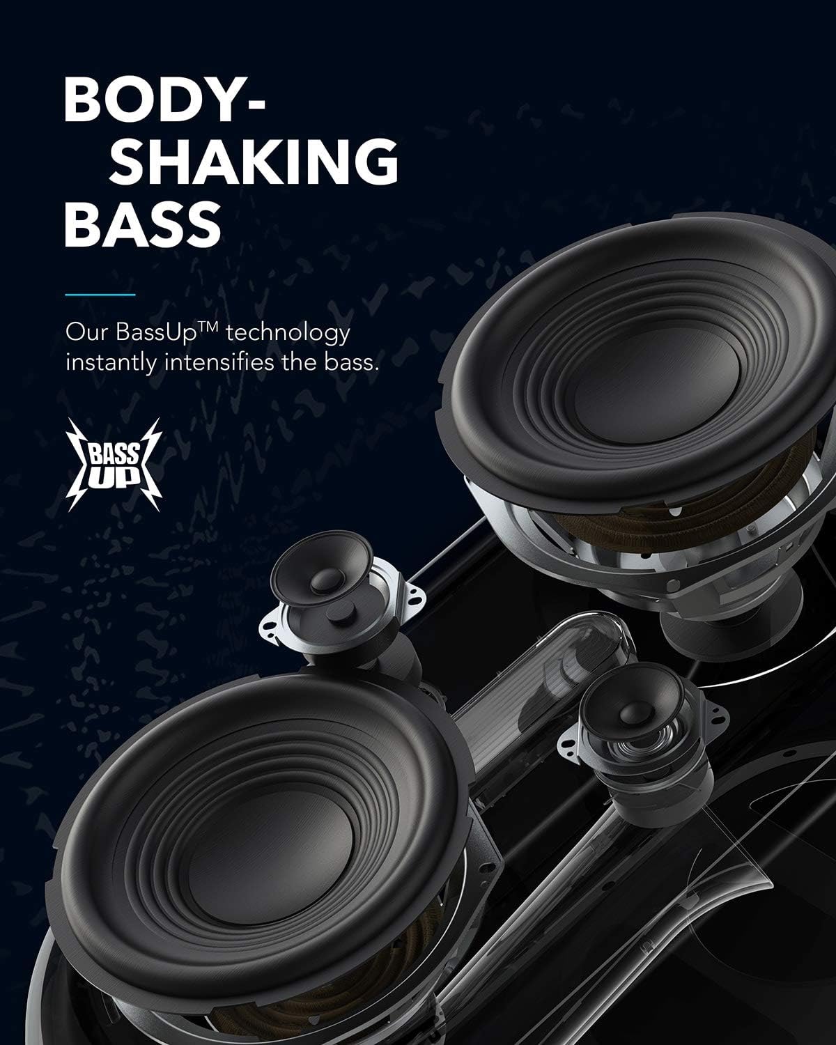 ساوندكور مكبر صوت ريف+ 24 ساعة 160 واط - أسود