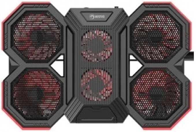 MARVO Laptop Cooling Stand, High-speed Quiet, 2 Ports USB