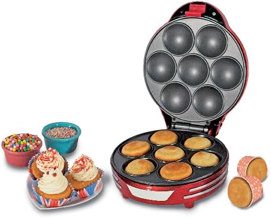 ARIETE 0188 MUFFIN & CUP CAKE MAKER RED PARTY TIME
