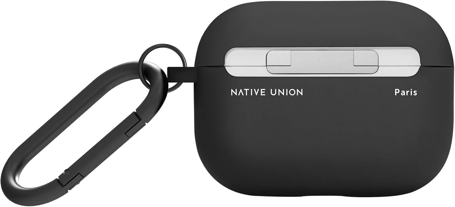 Native Union Roam Case For Airpods Pro Gen2 With Clip Black