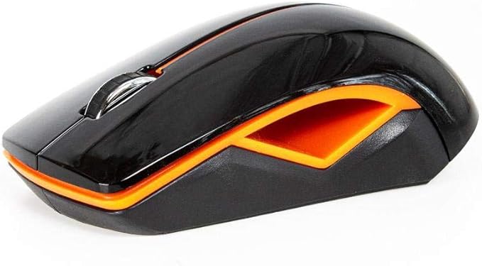 2B - 2.4G Wireless mouse, orange with black cover