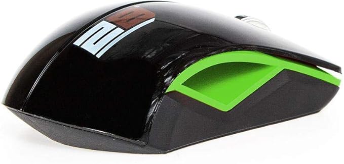 2B - 2.4G Wireless mouse, green with black cover