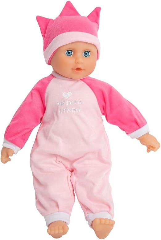 Dolls World 2 assorted 30cm (12") soft bean filled doll