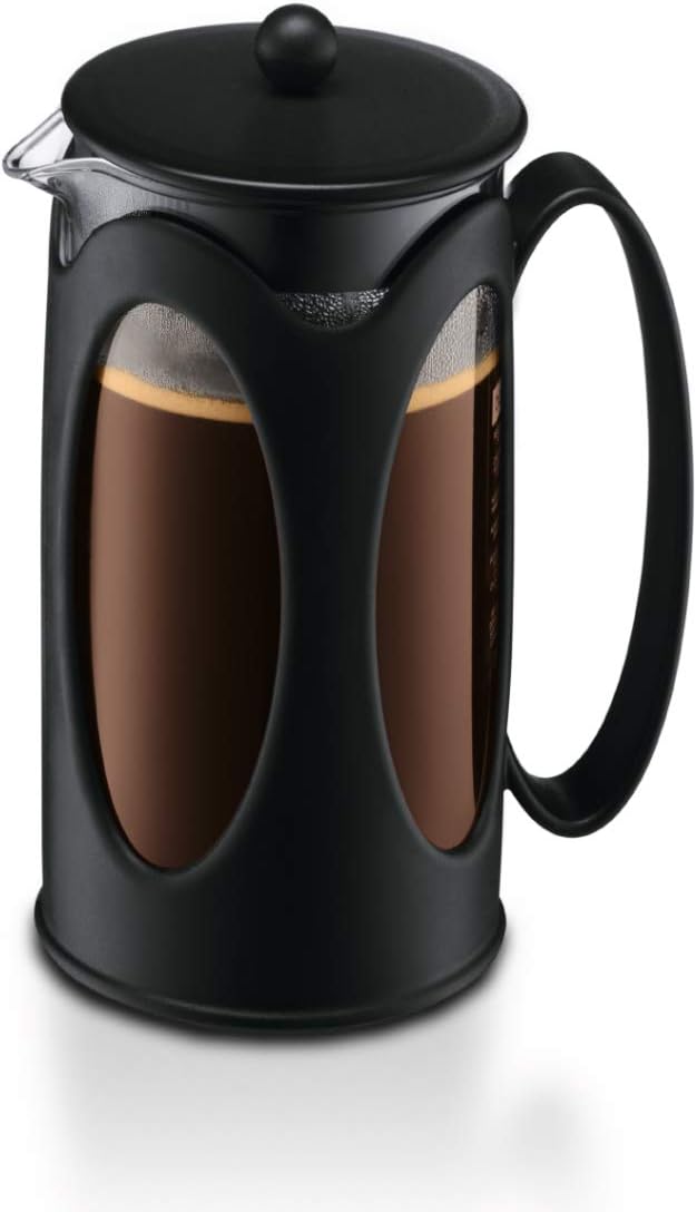 Kenya French Press 0.35L Curved Blk