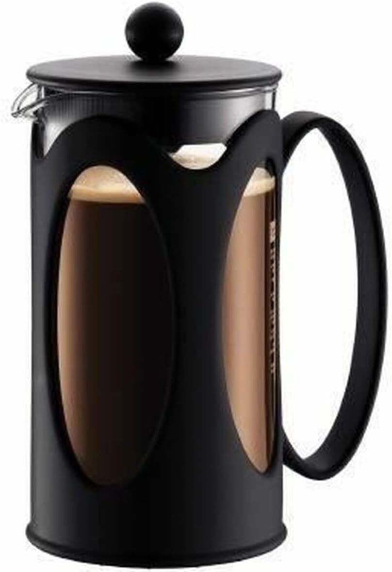 Kenya French Press 1L Curved Blk