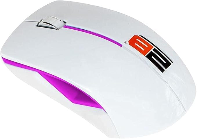 2B - 2.4G Wireless mouse, pink with white cover