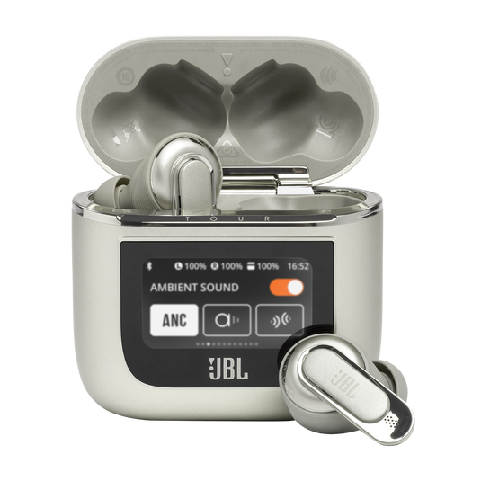 JBL Tour Pro 2 True Wireless Noise Cancelling Earbuds Gray