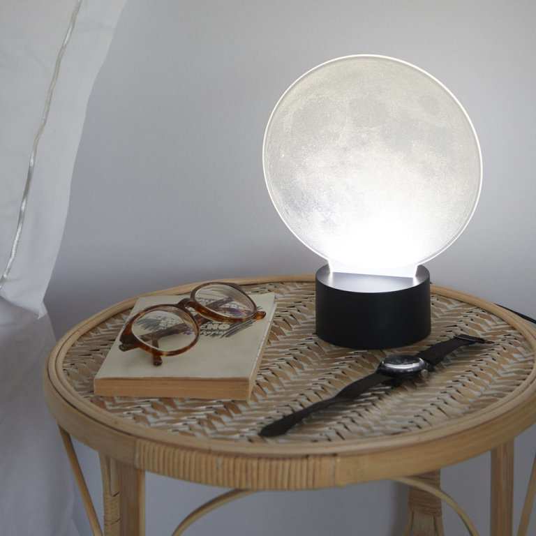 Balvi Table Lamp Moon Usb Cable Incl.