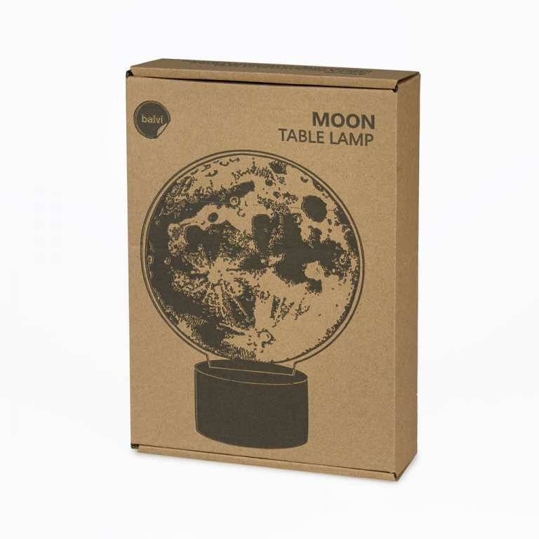 Balvi Table Lamp Moon Usb Cable Incl.