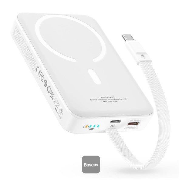 Baseus Mag Mini W.less Fast Charge Power Bank USBC 10K