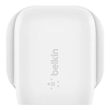 BELKIN WALL CHARGER - 20W - PD - PPS USB-C - UK PLUG - WHITE