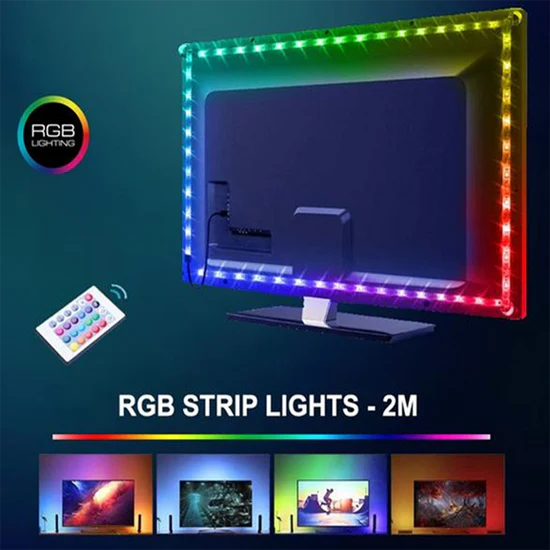 Twisted Minds Gaming Monitor/Tv RGB LED Strip - 2M