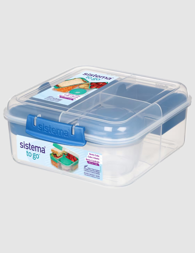 Sistema To Go Bento Cube 1.25 Ltr Clear